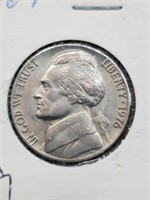AU 1976 Jefferson Nickel