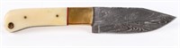 Knife Damascus Blade Hand Made Custom