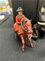 Vintage Cowboy and Horse Wind-Up Toy