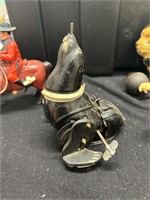 Vintage J Chein Tin Wind-up Seal Toy