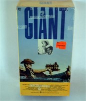 Giant 1956 Film - VHS 2 Tape Set Sealed