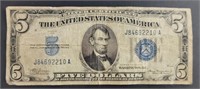 1934 $5 Silver Cert.