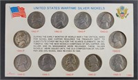 U.S. Wartime Silver Nickels