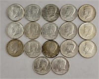 1960's JFK Silver Half Dollars (17)