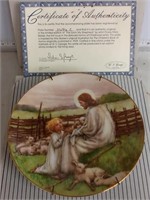 "The Lords My Shepherd" Plate