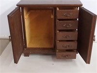 Vintage Wooden Jewelry Box