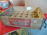 Rheingold Lager Beer Wooden Carrier