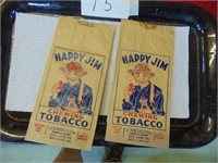 2 Happy Jim Chewing Tobacco Bags