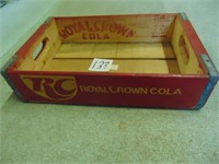Wooden Royal Crown Soda Case Carrier