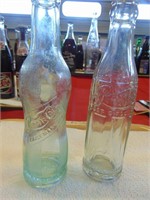 2 Embossed Pepsi Bottles