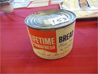 Unopened Lifetime Permafresh Bread in Can