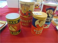 3 Containers of Quaker Oats and Quaker Corn Meal