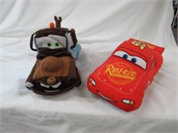 CARS MOVIE LIGHTNING MCQUEEN & TOW MATER  PLUSH