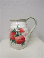 NICE CROCK TYPE PAINTED PITCHER