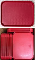 CAMBRO 1014FF Red Food Service Trays