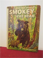 LARGE 1955 TRUE STORY OF SMOKEY BEAR BOOK