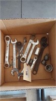 PROTO TOOL LOT - CONTENTS IN BOX LOT- WRENCHES-