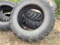 4 Tractor Tires - used. Size 20.8 x 42 Radials