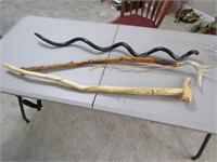 3 canes incl:snake cane
