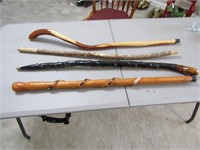 4 canes incl:snake cane