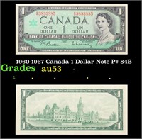 1960-1967 Canada 1 Dollar Note P# 84B Grades Selec