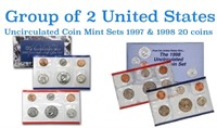 Group of 2 1997-1998 Mint Set in Original Governme