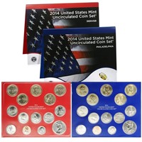2014 United States Mint Set, 28 Coins Inside