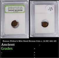 Roman Widow's Mite Sized Bronze Coin c. 50 BC-400