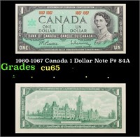 1960-1967 Canada 1 Dollar Note P# 84A Grades Gem C