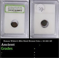 Roman Widow's Mite Sized Bronze Coin c. 50-400 AD