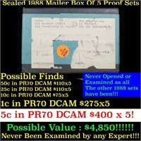 Original sealed box 5- 1988 United States Mint Pro