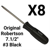 The Original Roberson Screwdriver Qty 8