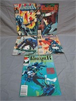 5 Assorted "The Punisher" Marvel Comics