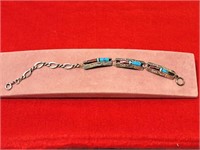 925 Native American Design Bracelet