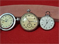 (3) Pocket Watches