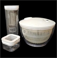 Salad Spinner and Jars