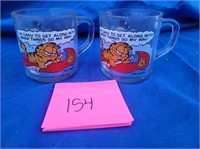 vintage Garfield mugs