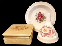 Jewelry Box and Floral China