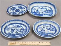 Canton & Fitzhugh Chinese Export Porcelain Lot