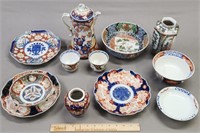 Japanese Imari Porcelain Lot Collection