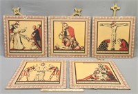 Stations Of The Cross Christian Wall Plaques