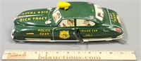 Dick Tracy Wind Up Squad Car Tin Litho