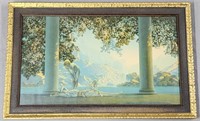 Early Edison Maxfield Parrish Daybreak Lithograph