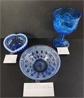 Blue Glassware Inc. Fenton, Viking and Indiana