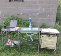 Camp kitchen w/ stove.