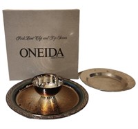 Oneida Silver Plate and Dish
