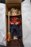 "Cowgirl" Porcelain Doll