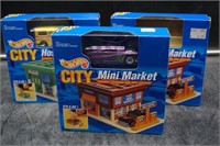 Hot wheels City Mini Market & Hospital Sets
