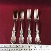 Lot Of 4 Sterling Silver Hallmarked Forks