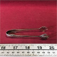 Antique Sterling Silver Hallmarked Tongs (Small)
